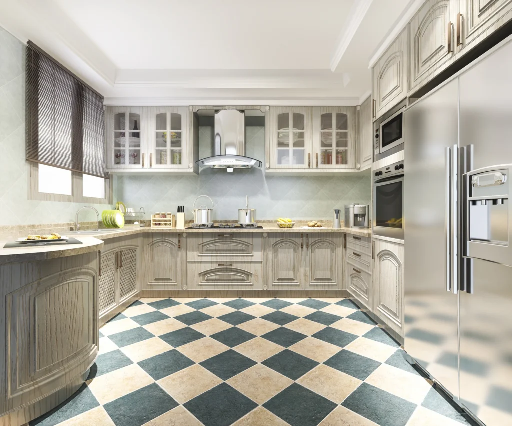 U-Shaped Kitchen Layout