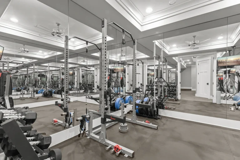 Custom Home Gym | Luxury Custom Home Design | How Long Does it Take to Build a Custom Home? | Tulacro Development, Maryland