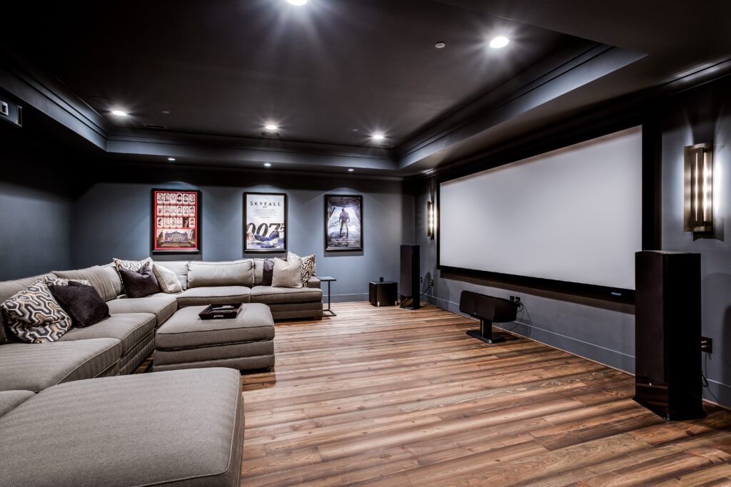 Custom Home Theater in Bethesda, MD Home Built by Tulacro Development