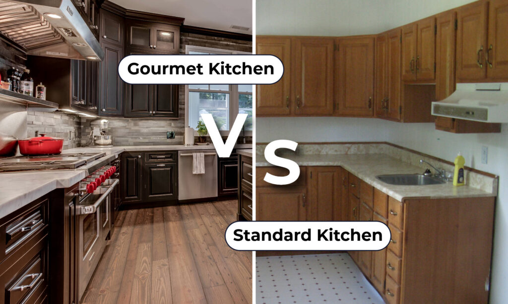 Gourmet Kitchen Upgrades vs Standard Kitchen | Tulacro Development