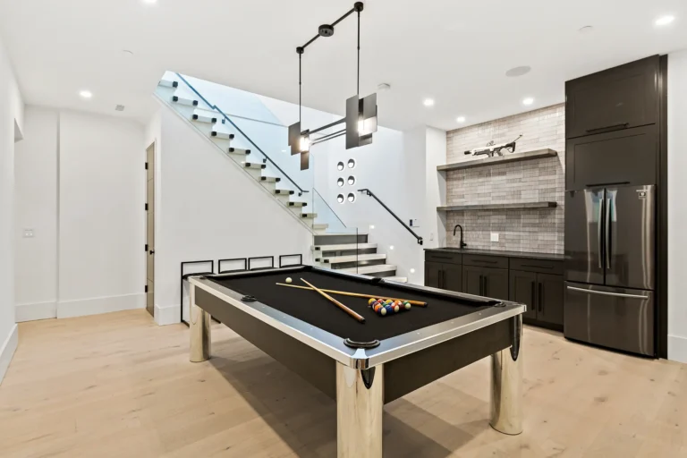 Luxury Home Pool Room or Man Cave | Custom Home vs. Custom Luxury Home | How Long Does it Take to Build a Custom Home? | Tulacro Development, Maryland