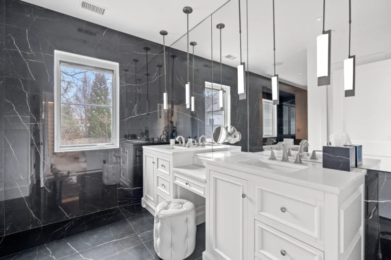 Resort-Style Bathroom | Custom Home vs. Custom Luxury Home | How Long Does it Take to Build a Custom Home? | Tulacro Development, Maryland